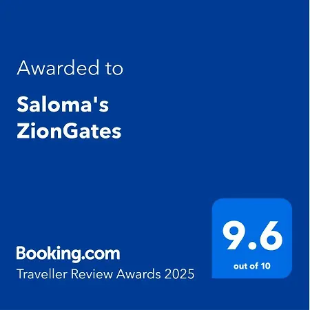 Saloma'S Ziongates Appartement